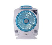 Clikon CK2195 12 Inch Rechargeable Multifunctional Fan - Blue