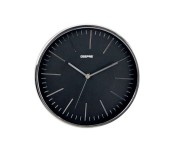 Geepas GWC26012 Wall Clock 3D Silver Black