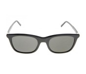 Mont Blanc MB 607S 20A Square Black & Dark Grey Frame and Grey Mirrored Sunglasses for Unisex