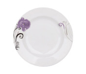 Royalford RF6728 10-inch Melamine Deep Plate - White