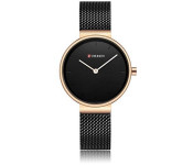 Curren 9016 Stylish Quartz Watch For Women Black