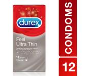 Durex Condoms 12 Pcs - Feel Ultra Thin