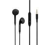 Promate Gearpod-Is2 Lightweight High-Performance Stereo Earphones, Black