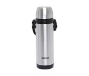 Geepas GSVF4116 0.8 Litre Stainless Steel Inner Vacuum Flask, Silver