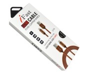 I Fast IF-9100 Lightning USB Cable for All iPhones Brown