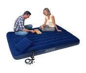 Intex ZX-64765 152 x 203 x 25CM Inflatable Classic Downy Fiber-Tech Airbed with Cushions and Pump (JA178)  - Similar Product Imag - ID 17387