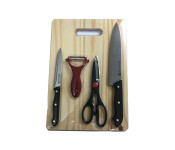 Royalford RF7826 5 Pieces Stainless Steel Deluxe Cutting Set