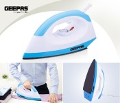 Geepas GDI7782 Dry Iron with Temperature Control - White and Blue