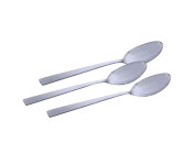 Delcasa DC1470 3 Pieces Stainless Steel Tea Spoon - 5cm, Silver
