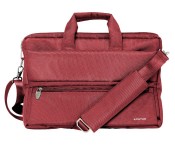 Promate Apollo-MB 15.6 inch Messenger Bag with Multiple Storage Pocket, Red