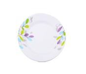 Royalford RF7263 10-inch Melamine Ware Flat Plate - White