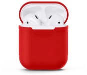 Headphone Pouch Case for AirPods HP2RW Red and White