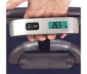 Electronic Luggage Scale Silver, Capacity 50 kg