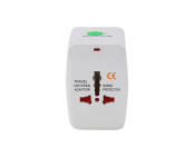 All In One Universal Travel Adapter With USB Port - White   - Similar Product Imag - ID 29372