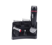Geepas GTR8128N 6-in-1 Rechargeable Trimmer, Black