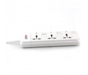 Clikon CK2171 3 Way Extension Socket - 3M Cable, White  - Similar Product Imag - ID 8745