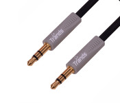 Trands TR-CA5185 3.5 mm Male to Male Auxiliary Audio Cable - Black, 1 Meter  - Similar Product Imag - ID 31035