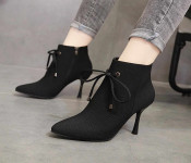 FLLi High Heel Womens Shoes EU39- Black