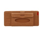 Promate CarCaddy 4-in-1 Multifunctional Car Sun Visor Organizer - Brown