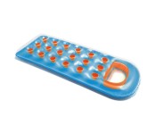 Intex ZX-59894 188 x 71CM 18-Pocket Suntanner See-Through Square Window Floating Mattress - Blue & Pink