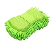 Premium Car Cleaning Hand Duster Sponge With Microfiber Mitts Green  - Similar Product Imag - ID 8184