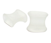 Footrite MN 7110 2 Pieces Silicon Gel Toe Protector Medium - White