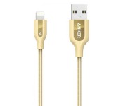 Anker A8121 Powerline Plus Lightning Cable 3 ft Gold