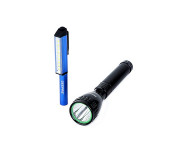 Geepas Torch GFL4647 2-in-1 Rechageabe LED Waterproof Flashlight - 236mm