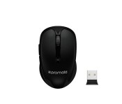Promate Clix-4 2.4Ghz Multimedia Wireless Optical Mouse with USB Adapter, Black