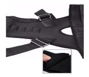Real Doctors Back Posture Support Brace Medium JA023-3 - Black  - Similar Product Imag - ID 4606