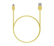 Promate LinkMate-LT USB Data & Charge Cable with Lightning Connector - Yellow