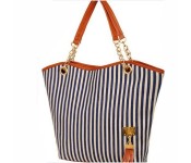 Canvas Tassel Chain Shoulder Bag for Womens CTSBWM26 Assorted