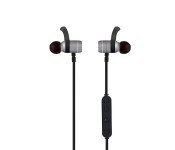 Promate Move Wireless Secure-Fit In-Ear Stereo Sporty Magnetic Earbuds, Grey