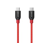 Anker A8187 Powerline Plus USB C to USB C 2.0 Cable 3ft Red