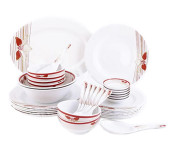 Royalford RF6971 35 Pieces Melamine Ware Dinner Set