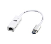 Promate Fastlink-E USB 3.0 Super Speed Ethernet Adapter, White