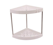 Yaffil 2 Tire Corner Shelf - White