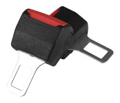 Universal Car Seat Belt Buckle - Black, 2 Pieces