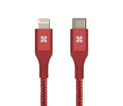 Promate UniLink-LTC2 USB Type-C OTG Cable with Lightning Connector - Red