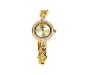 Smaker Chain Watch for Ladies Round - Gold