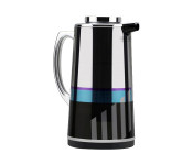 Royalford RF7947 1.3 Litre Silver Figured Vacuum Flask - Multicolor