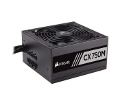 Corsair CP-9020061-UK CX Series CX750M 750W 80 Plus Bronze Certified Modular ATX PSU (2015 Edition) - Black