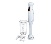 Sonashi SHB-165 Hand Blender with Detachable Plastic Shaft - 500 ml, White