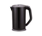 iSonic IK511 1800W Stainless Steel Double Layer Cordless Electric Kettle - 1.8 Litre, Black
