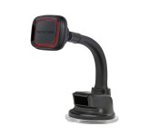 Promate MagMount-4 Universal Dashboard Magnetic Car Mount Holder with 360 Degree Rotation - Maroon