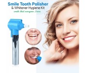 Luma Smile Tooth Polisher and Whitener Hygiene Kit Nj-7004 Silver and Blue