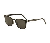 Mont Blanc MB 584S 02A Rectangle Black Frame & Brown Gradient Mirrored Sunglasses for Unisex