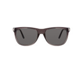 Mont Blanc MB 502S 20D Wayfarer Grey Frame & Smokey Grey Mirrored Sunglasses for Unisex