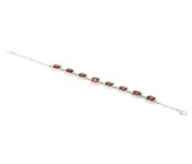 Kavani Brown Square Chimes Crystal Rhodium Bracelet 32949 Assorted