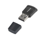 Promate Wimate-300 Ultra-Small Wireless Adapter, Black